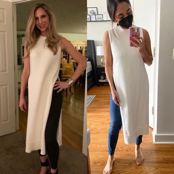 CO Collections White Sleeveless Sweater - Picture 4 of 10